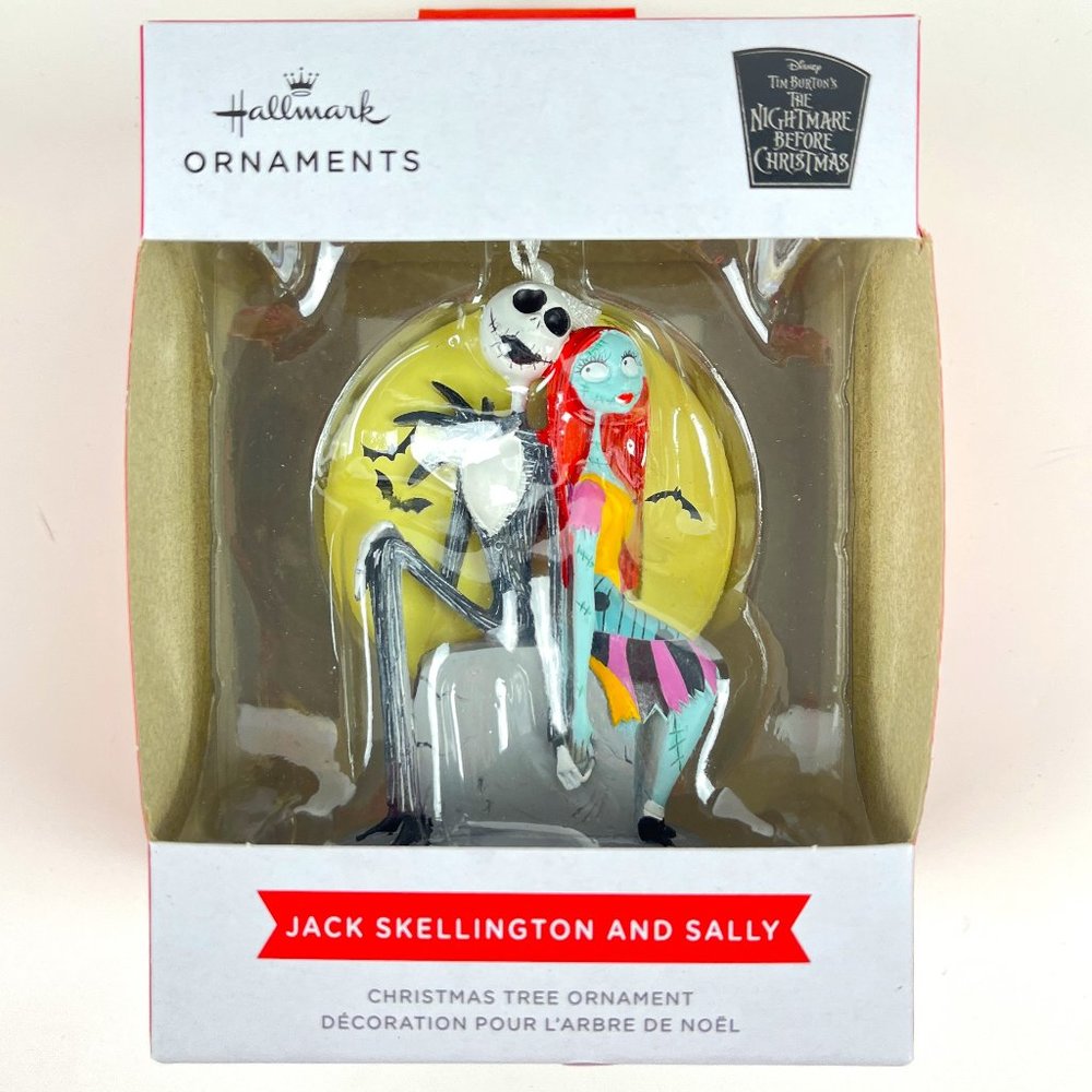 Hallmark Nightmare before Christmas Tree Ornament Figurine 3in x 2in NEW